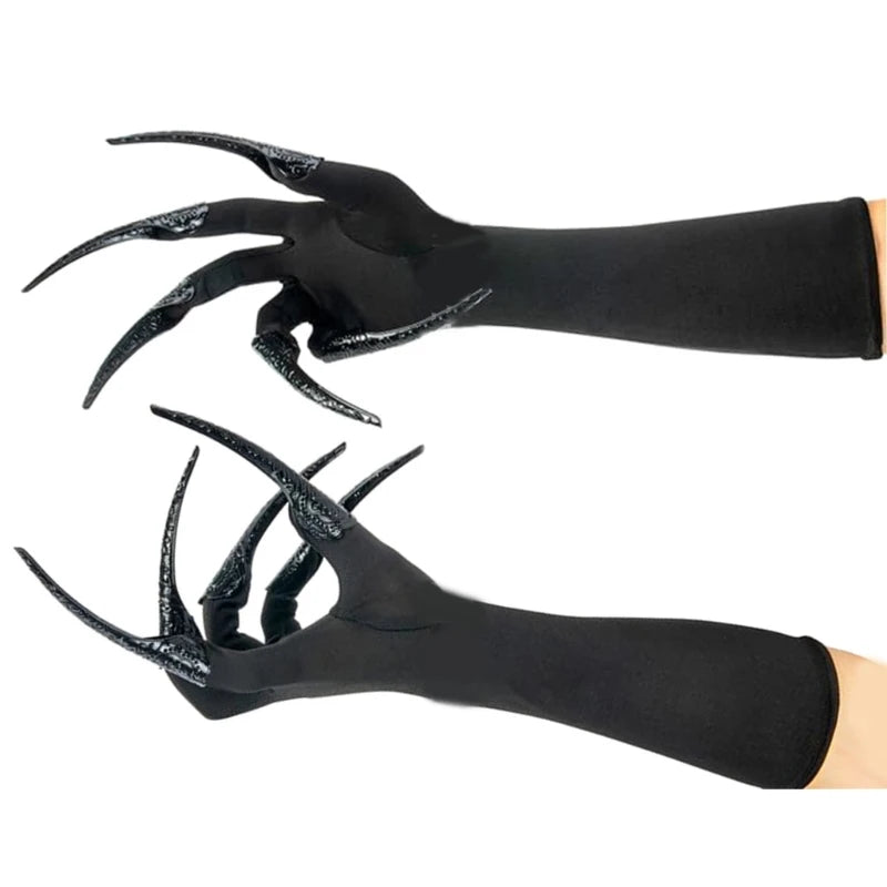 Halloween Long Nails Gloves