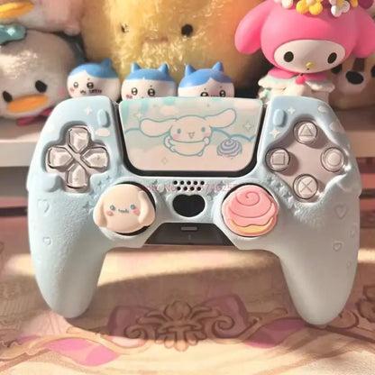 New Sanrio Cinnamoroll Kuromi Pochacco Cartoon Ps5 Ns Pro Kawaii Switch Pro Gamepad
