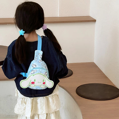 Sanrio Bag Cinnamoroll Bag Cartoon Shoulder Handbag Kuromi Kawaii Hello Kitty Chest Bags