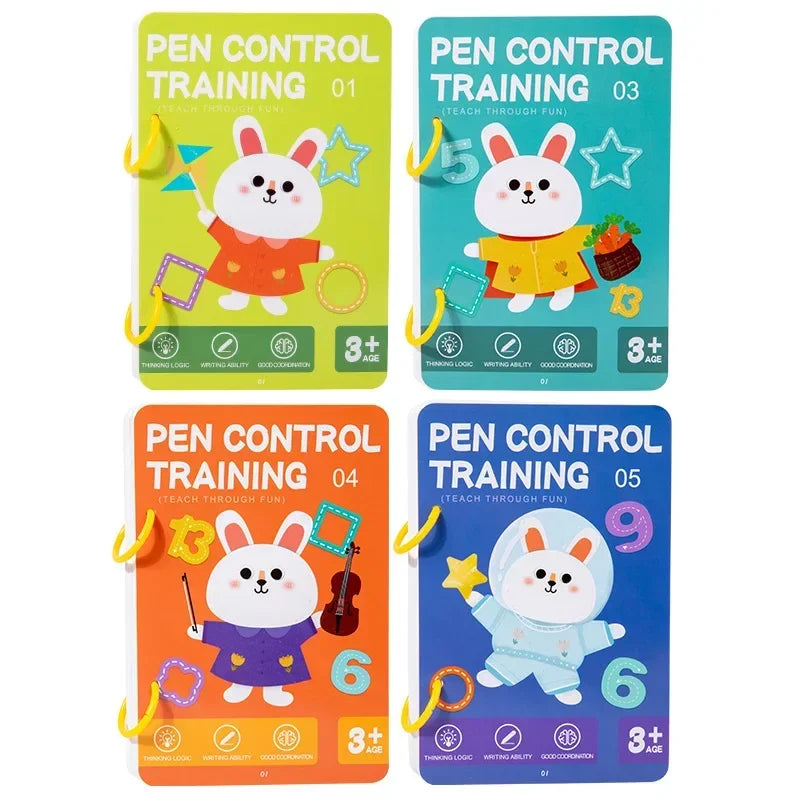 Magical Tracing Workbook Control Training Book Reusable Magic Practice Copybook