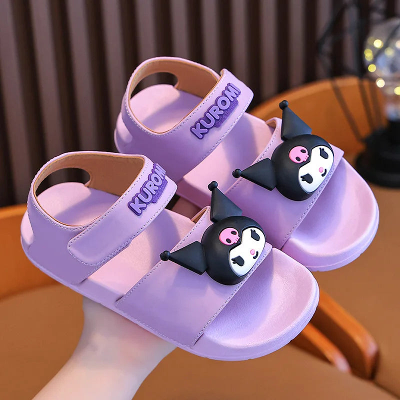 Kuromi New Children'S And Girls' One-Piece Sandals Summer Boys' Beach Shoes Anti Slip