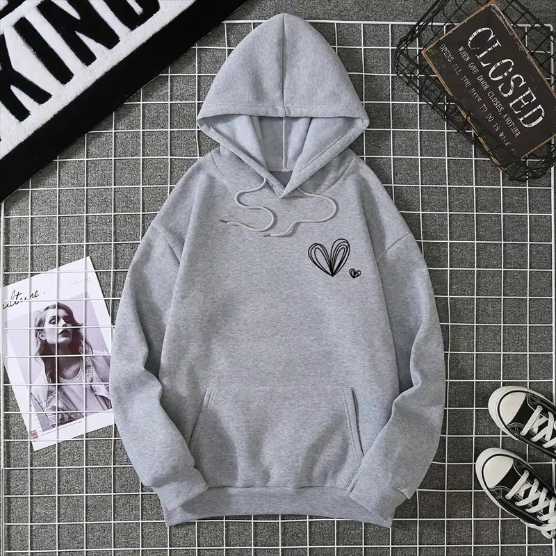 Women Graphic Love Hoodie 