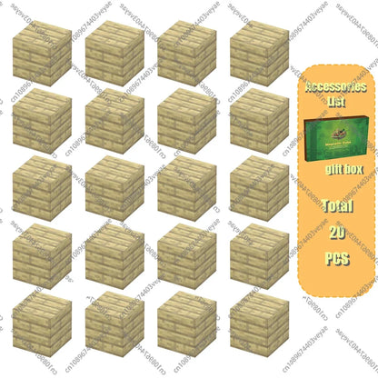 Magnetic Building Blocks Mine World Magnet Cube Set for Boy Girl Kid Age 3+ DIY Model