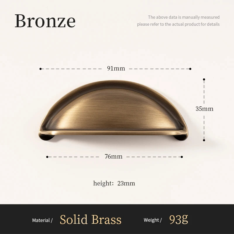 Solid Antique Brass Handle Furniture Handles Single Hole Pendant Drawer Knob T-Bar Kitchen Cabinet Pull Customizable