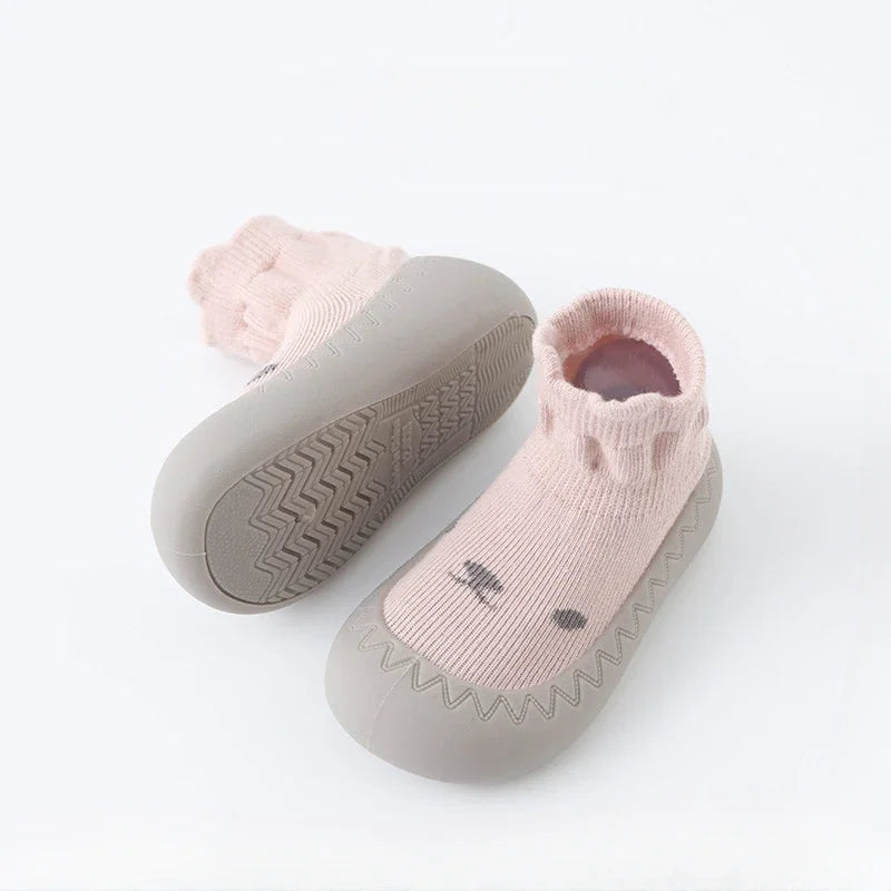 Baby Socks Shoes Infant Cute Cartoon Kids Boy Shoes Soft Rubber Sole Child Floor Sneaker