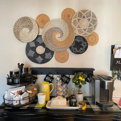Boho Rattan Wall Decor