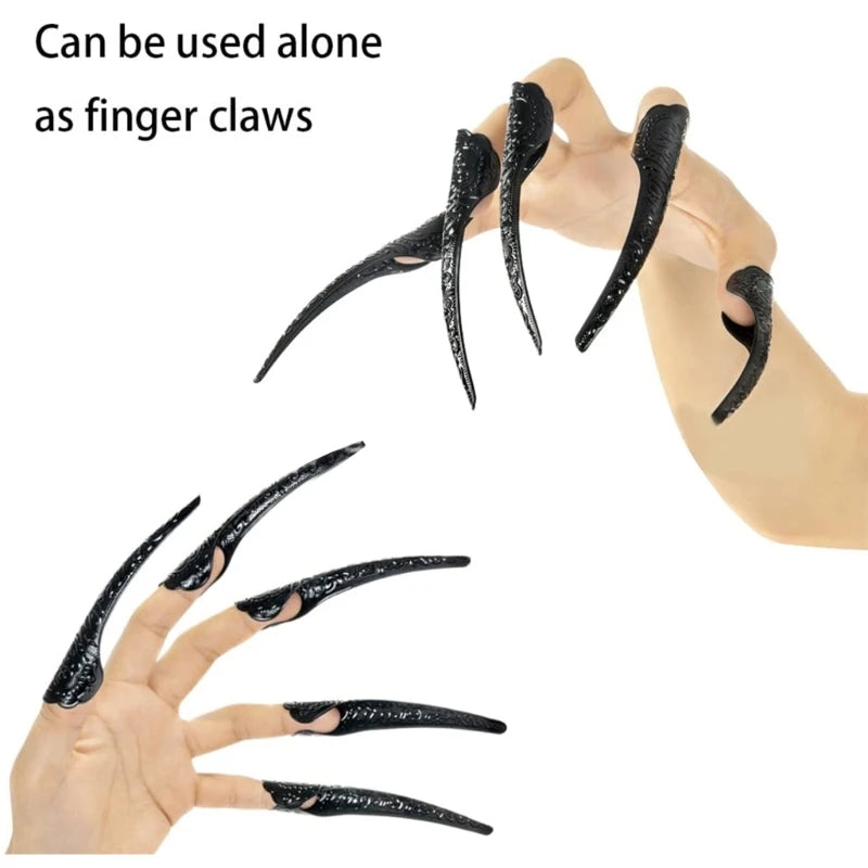 Halloween Long Nails Gloves