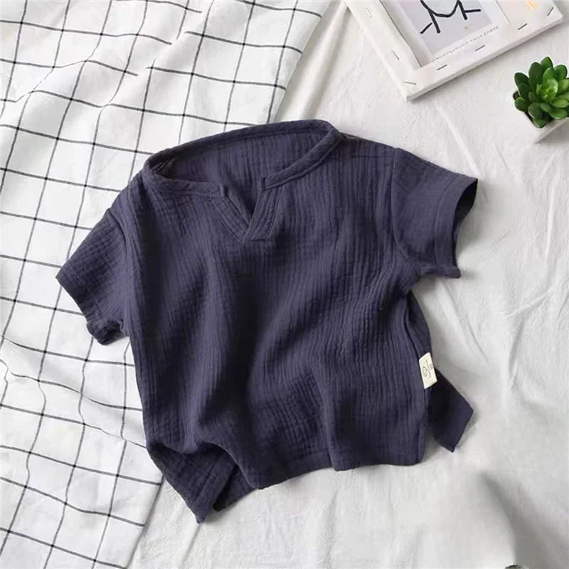 Summer Kids Solid T-Shirt