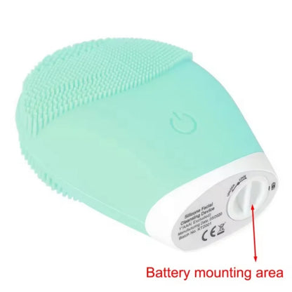 Electric Silicone Facial Cleanser Massager Skincare Massage Tool Beauty Machine Vibration