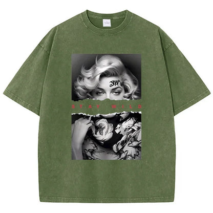 Cotton Washed T-Shirt Women