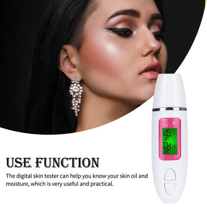 Digital Skin Oil Moisture Tester Face Detector Salon Beauty Device