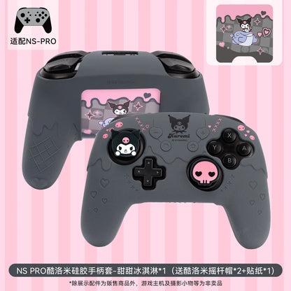 New Sanrio Cinnamoroll Kuromi Pochacco Cartoon Ps5 Ns Pro Kawaii Switch Pro Gamepad
