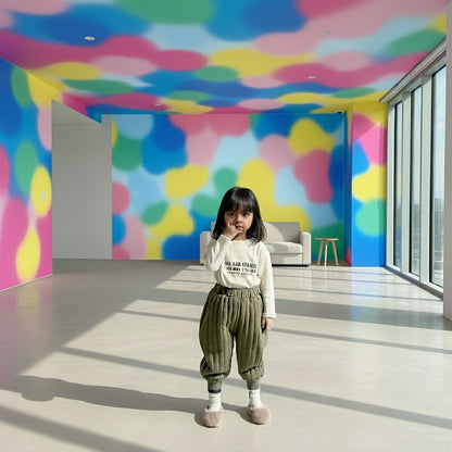 Kids Winter Cotton-Padded Trousers