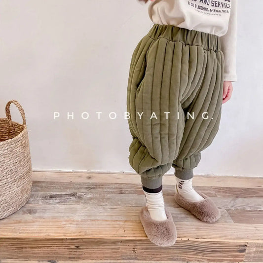 Kids Winter Cotton-Padded Trousers