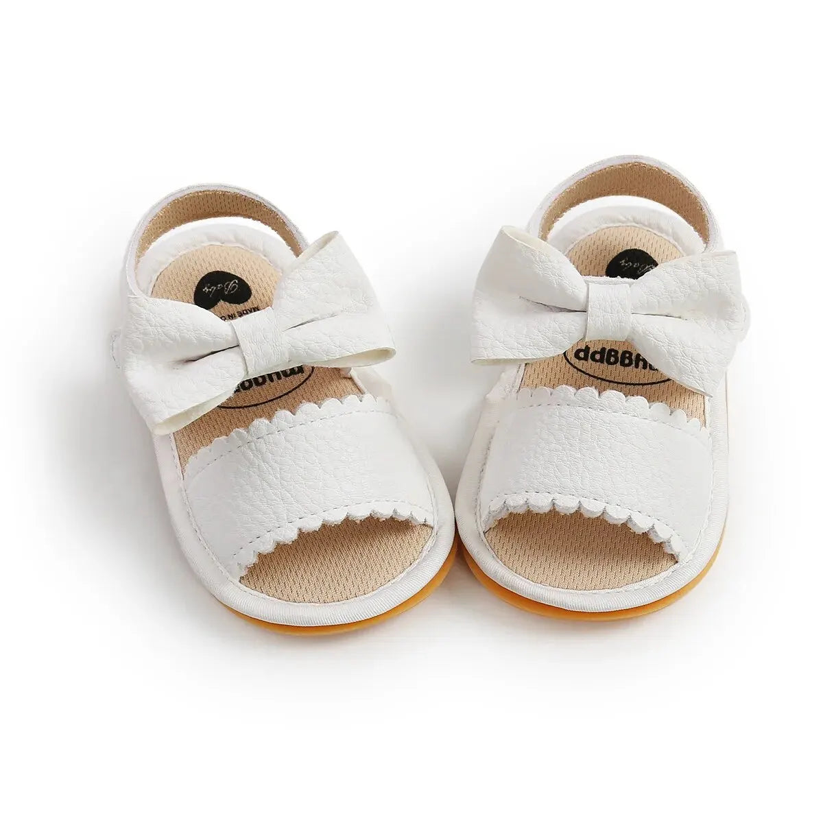 Meckior Summer Baby Shoes Toddler Flats Baby Sandals Soft Rubber Sole Anti-Slip