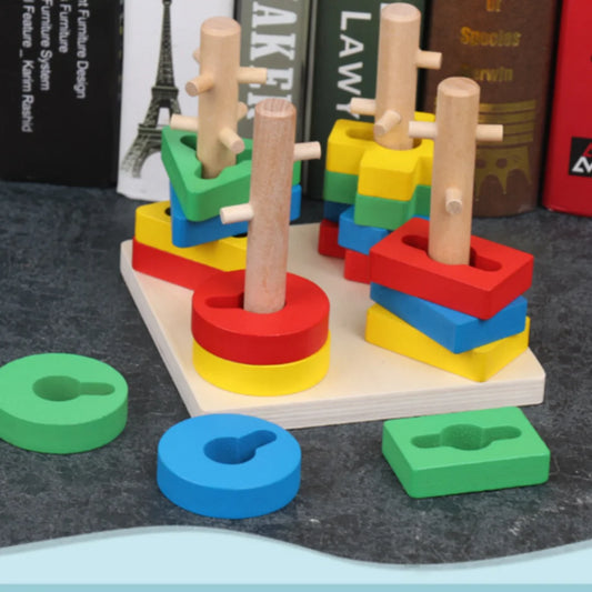 Wooden Toys for Kids Children's Montessori Early Education Toys Logical Training Toys