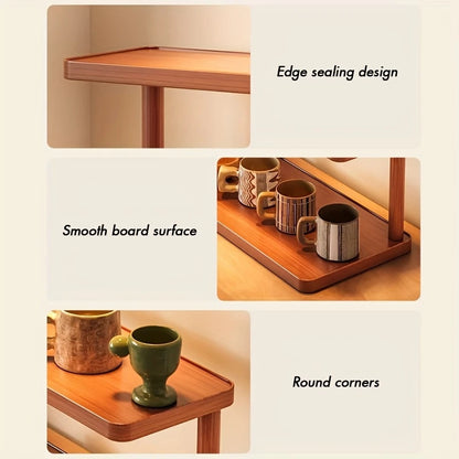 2-Tier Wooden Storage Rack