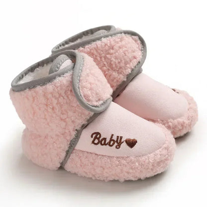 Warm Infant Toddler Crib Snow Boots Soft Comfortable Infant Girls Boys Anti-Slip Socks Slipper