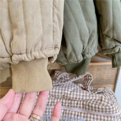 Kids Winter Cotton-Padded Trousers