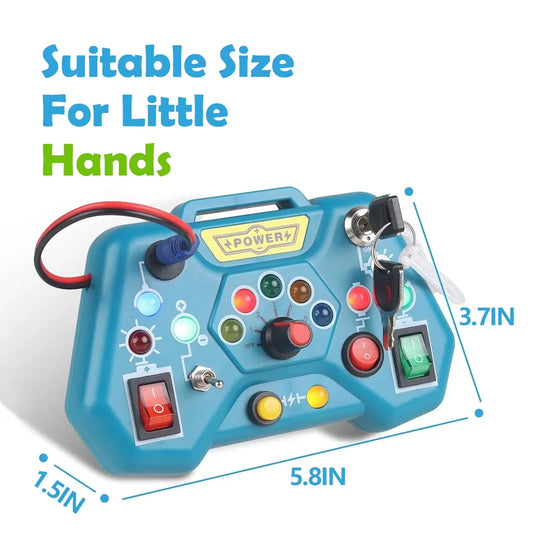 Montessori Busy Board Toys for Toddlers Gifts for 3 Year Old Baby Boys Girls