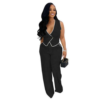 Women Elegant Pants Suit Set
