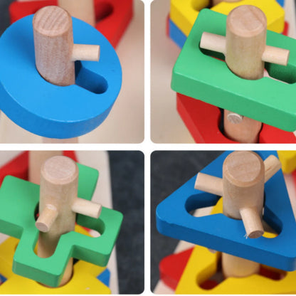 Wooden Toys for Kids Children's Montessori Early Education Toys Logical Training Toys