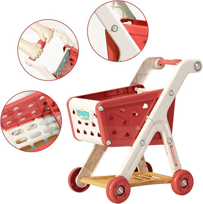 Kids Shopping Cart Play Set
