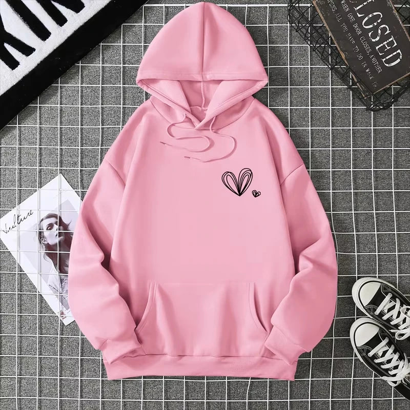 Women Graphic Love Hoodie 