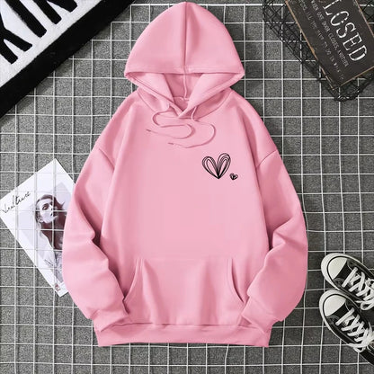 Women Graphic Love Hoodie 