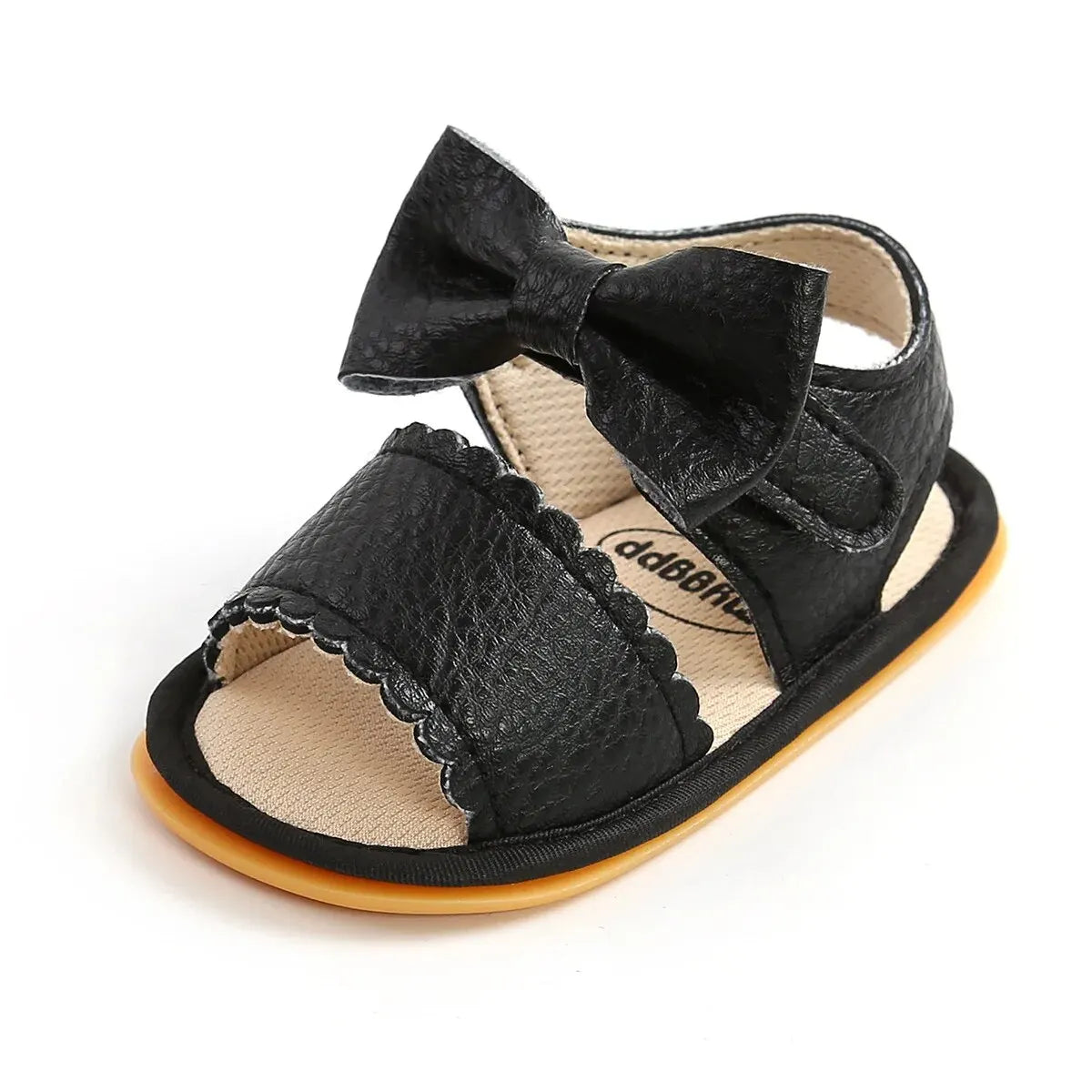 Meckior Summer Baby Shoes Toddler Flats Baby Sandals Soft Rubber Sole Anti-Slip