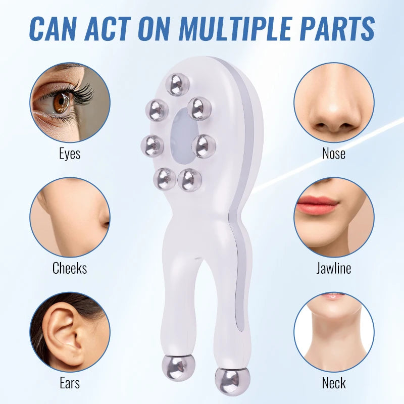 NEWEST 7 in 1 Face Lifting Device EMS Microcurrent Skin Rejuvenation LED Facial Neck