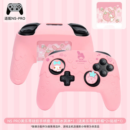 New Sanrio Cinnamoroll Kuromi Pochacco Cartoon Ps5 Ns Pro Kawaii Switch Pro Gamepad