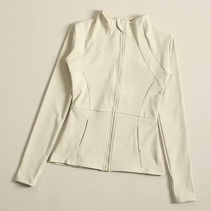 Yoga Clothes Windbreaker Sportswear Woman Running Long Sleeve Sweatshirt Sports Jackets