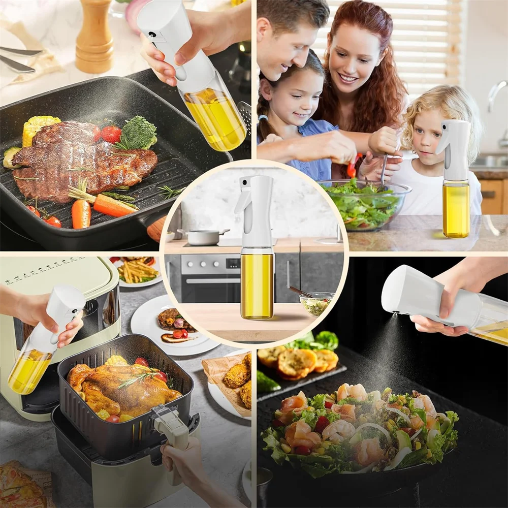 Oil spray for cooking – reusable olive oil dispenser