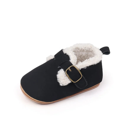 Winter Cute Baby Girls and Boys Warm Plush Non-slip Comfortable Prewalker Shoes High Quality Toddler Shoes First Walkers BMB4028