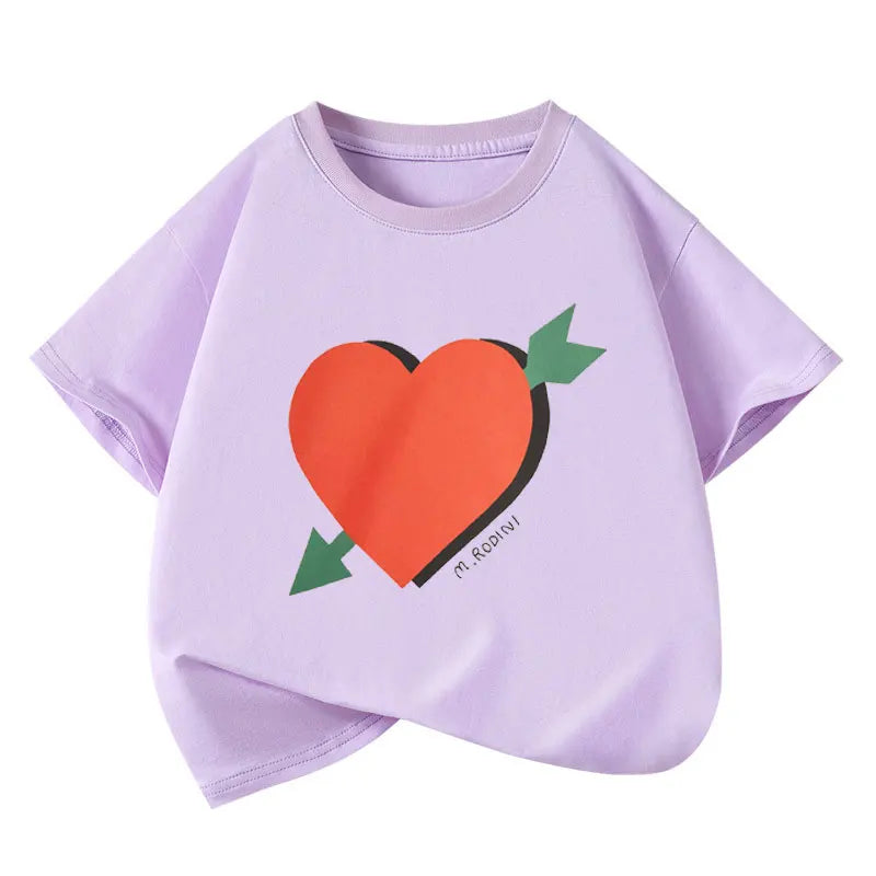 Kids Cartoon Print T-shirt