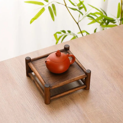 Solid Wood Tea Set Organizer
