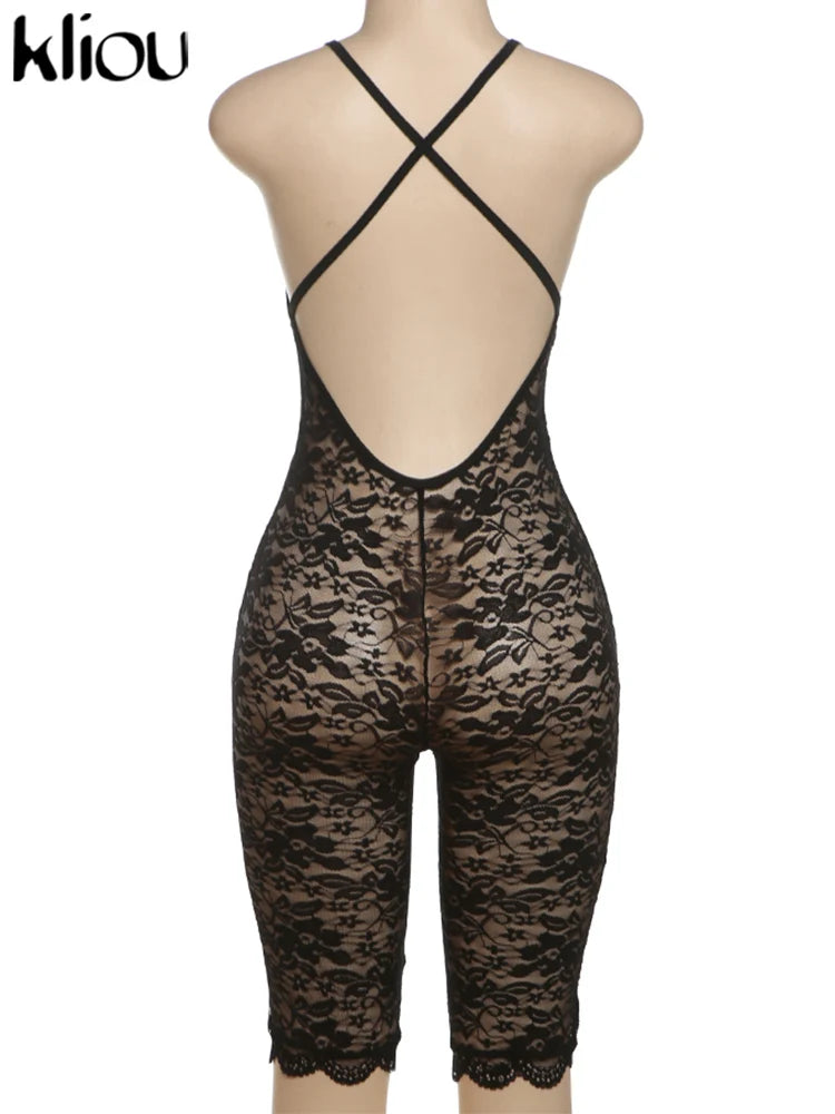 Mesh Women Playsuit