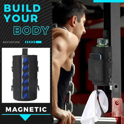 Magnetic Gym Water Bottle Bag