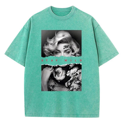 Cotton Washed T-Shirt Women