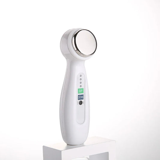 Skin Care Ultrasonic Vibrate Face Scrubber Massager Ultrasound Facial Pore Cleaner Body