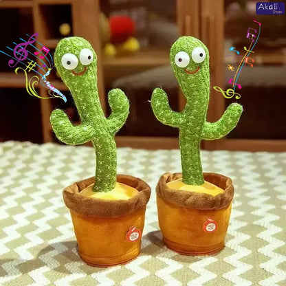 Talking Cactus Toy with LED 120 English Songs Singing Musical Toys