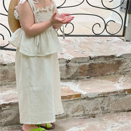 Korean Girls Summer Clothing Set