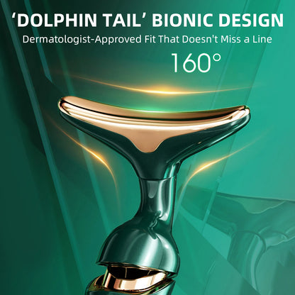 3 In 1 Facial Lifting Device Neck Facial Eye Massage Face Slimmer EMS Beauty Skin Tightening