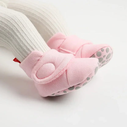 Warm Infant Toddler Crib Snow Boots Soft Comfortable Infant Girls Boys Anti-Slip Socks Slipper