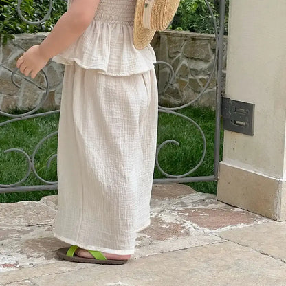 Korean Girls Summer Clothing Set