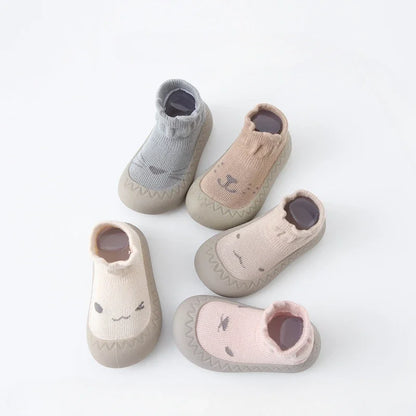 Baby Socks Shoes Infant Cute Cartoon Kids Boy Shoes Soft Rubber Sole Child Floor Sneaker