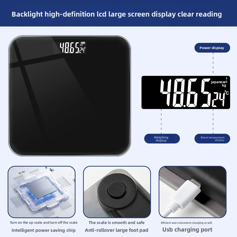 High-Precision Electronic Bathroom Scale