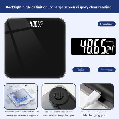 High-Precision Electronic Bathroom Scale