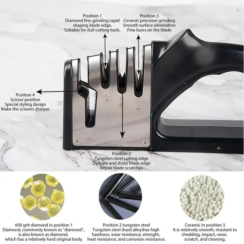 Kitchen Knife Sharpener Multifunctional
